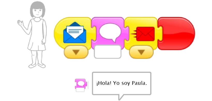 Captura de pantalla de script del personaje niña 2