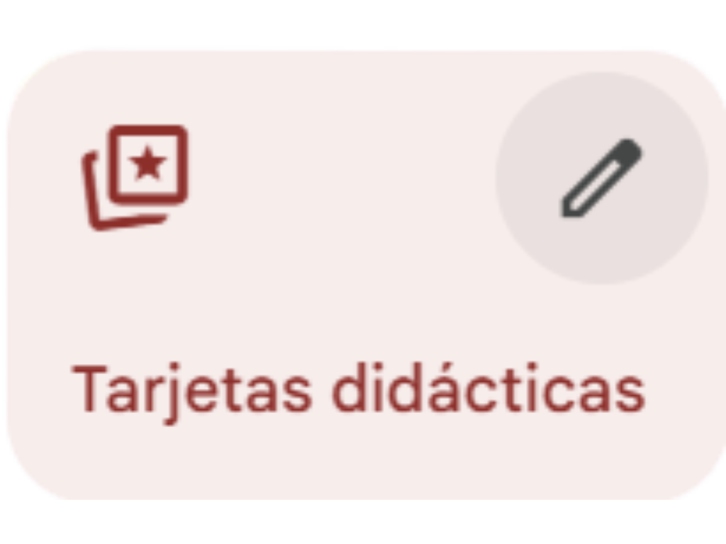 Tarjetas didácticas