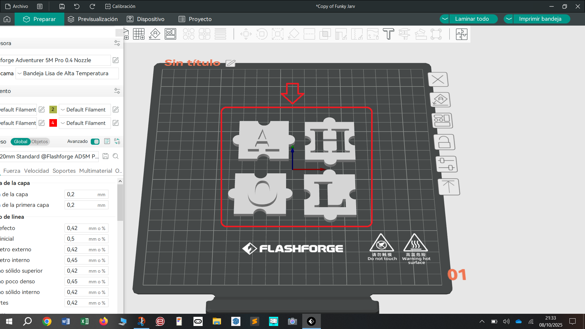 Imagen del paso Paso 3: impórtalo en el software de la impresora