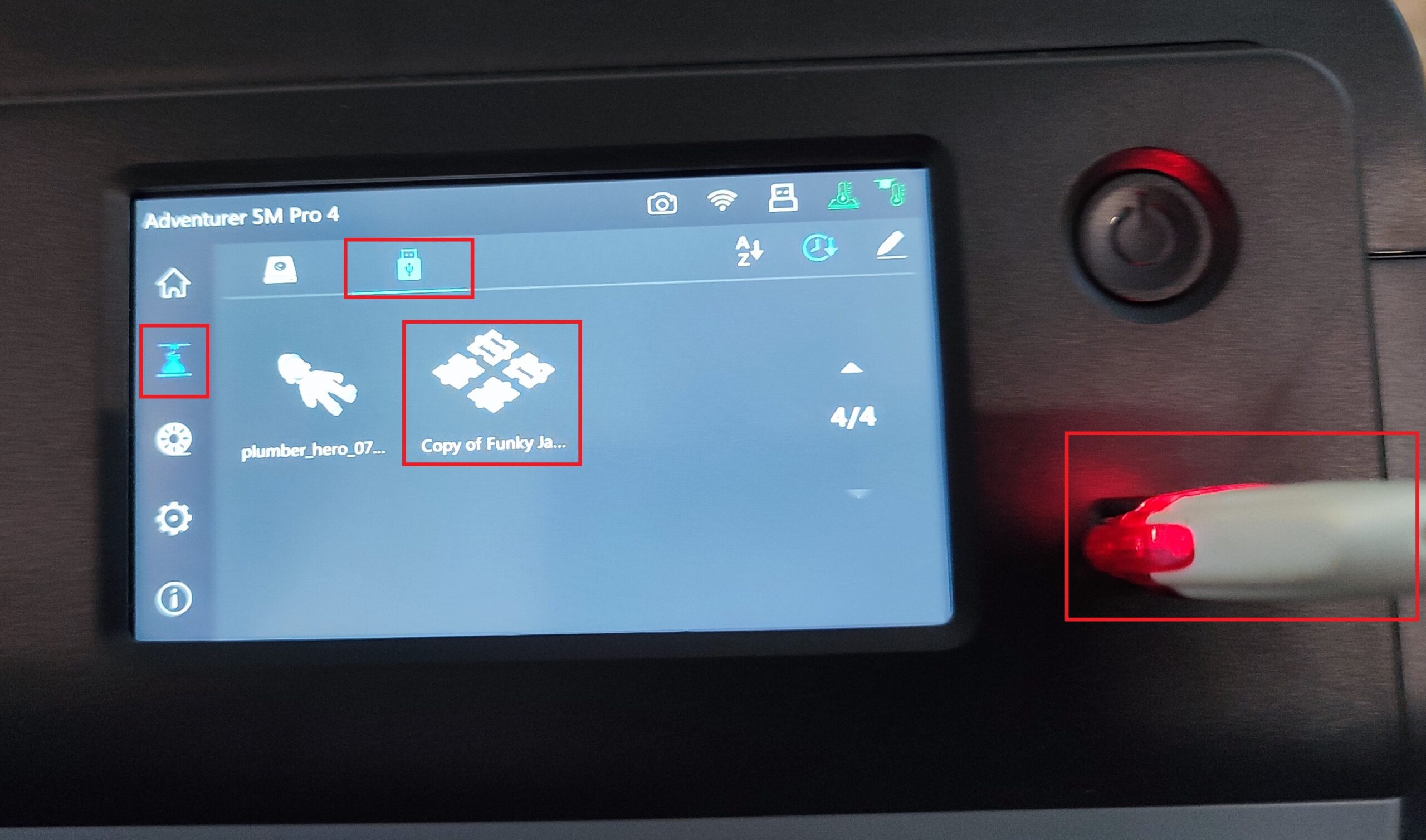 Imagen del paso Paso 5: conecta el pendrive e imprime tu diseño