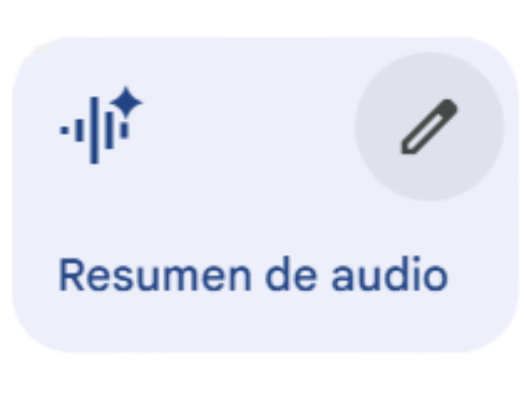 Resumen de audio