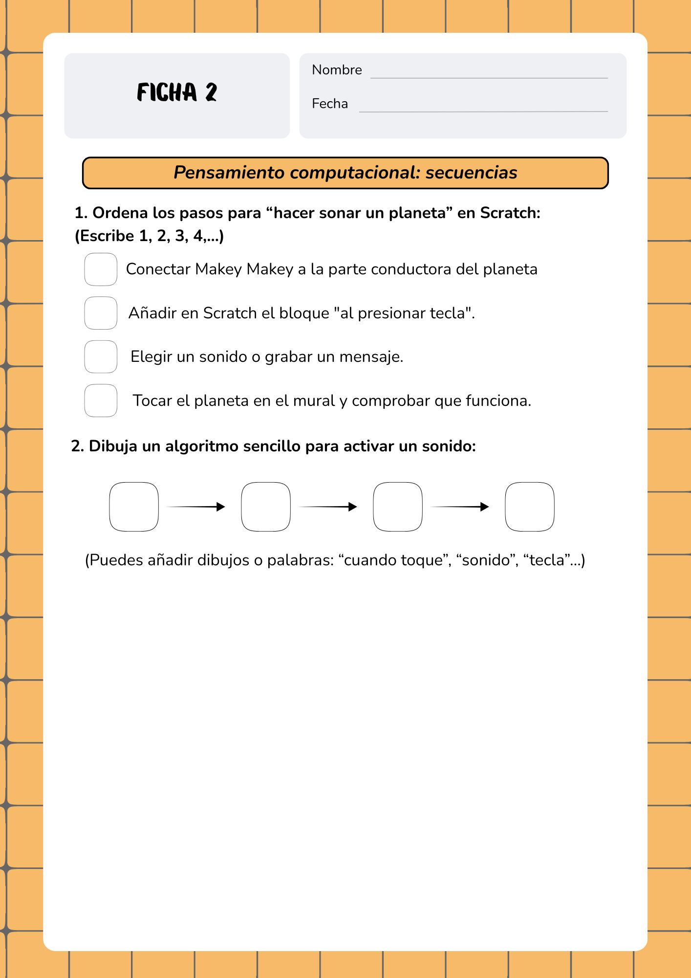 Imagen del paso Paso 3: Fichas del alumnado