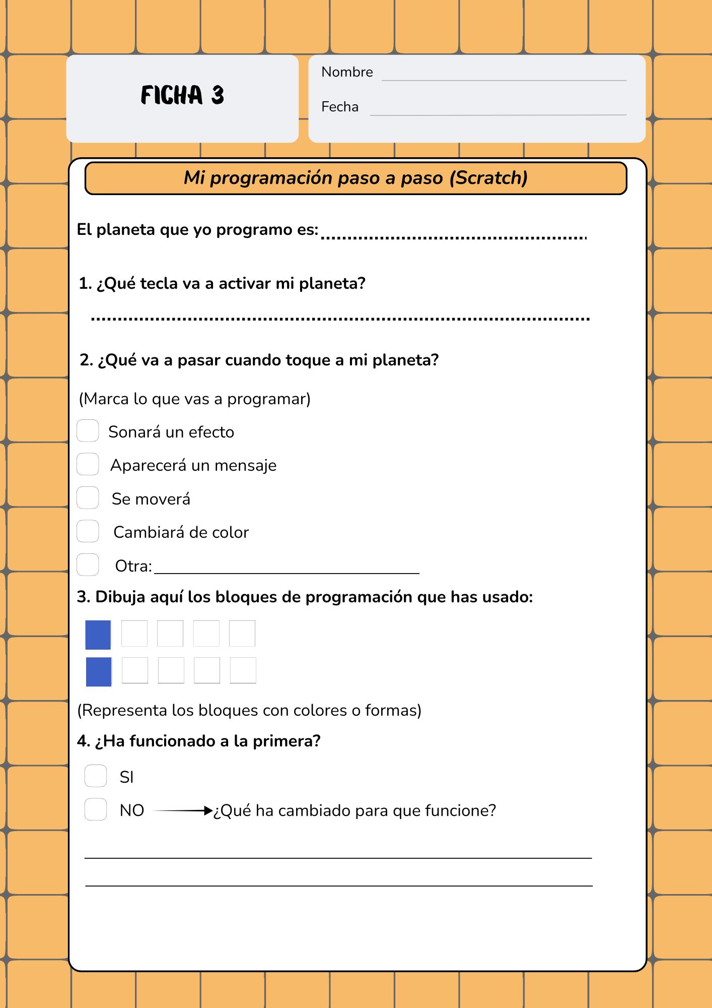 Imagen del paso Paso 3: Fichas del alumnado