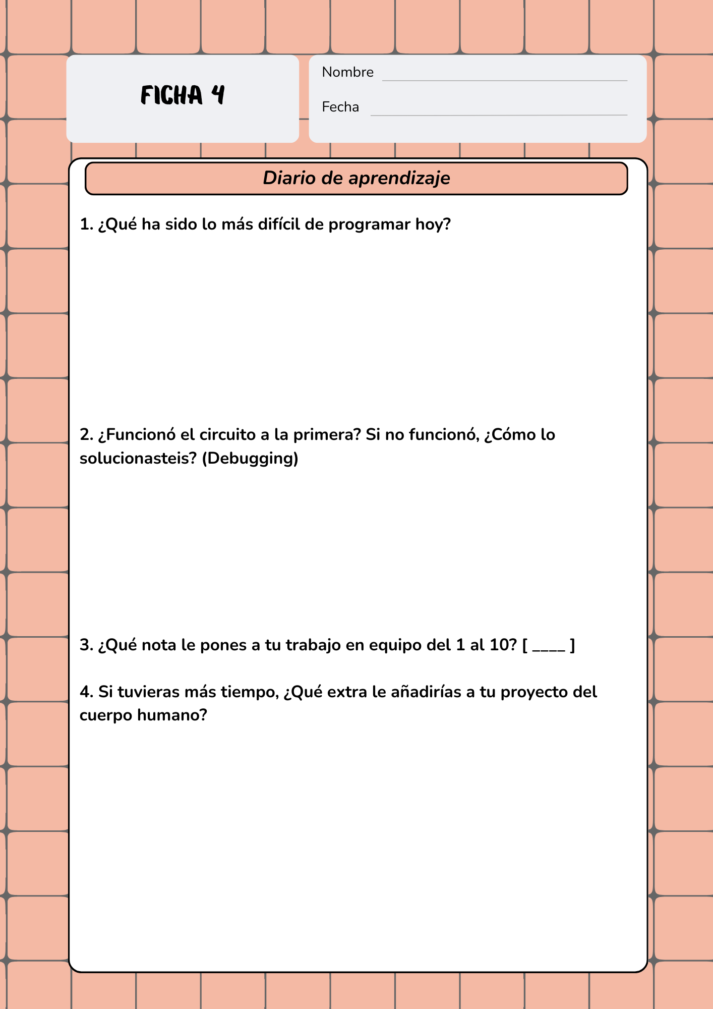Imagen del paso Paso 5: Fichas del alumnado.