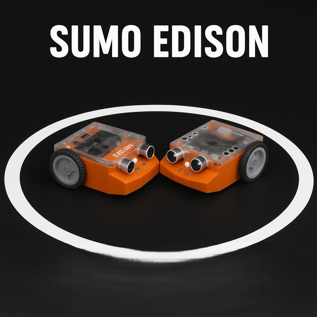 Robot Edison en tapete de sumo