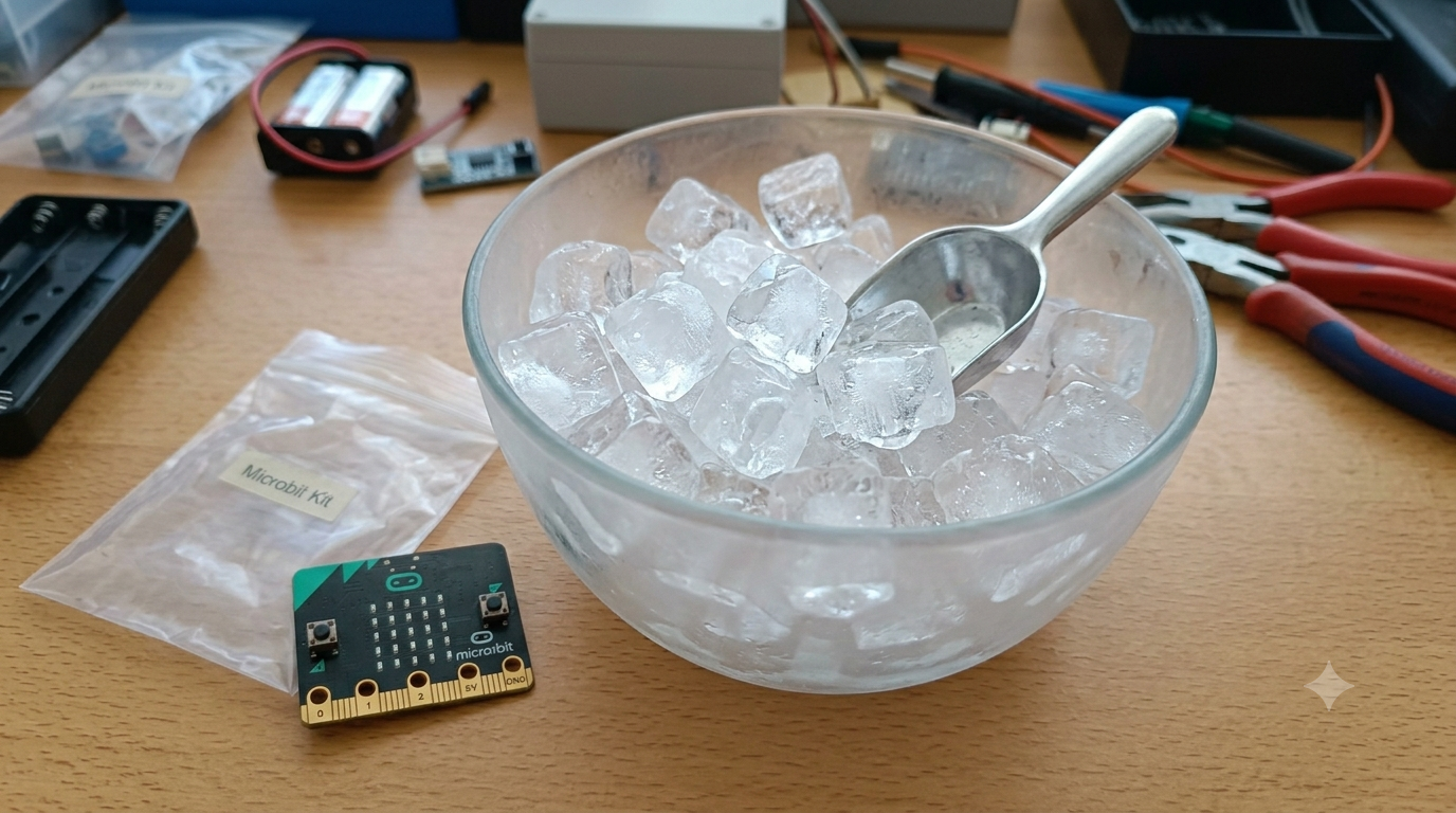 Cuenco con hielo